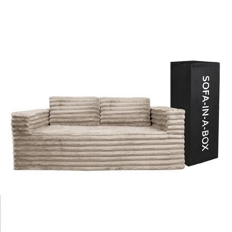 Sof&aacute; en Caja Dormimundo Love Seat Beige image number null