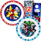 Set De Vajilla Marvel 2 Piezas Spidey Y Avengers (paquete)