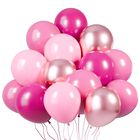 Globos De L&aacute;tex Rosa Kbzvnaf 30 cm, Paquete De 60