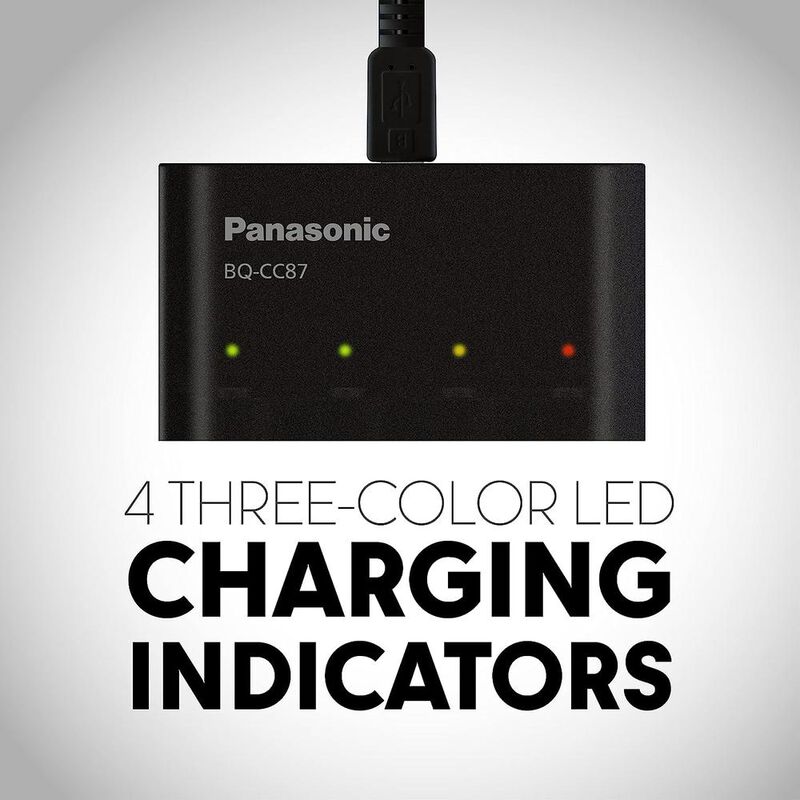 CARGADOR PILAS PANASONIC BQ-CC87 ENELOOP AA-AAA image number null