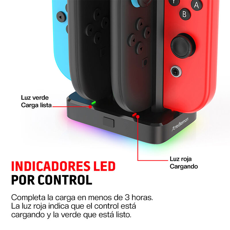 Cargador Para Controles Joy-con Nintendo Switch... image number null