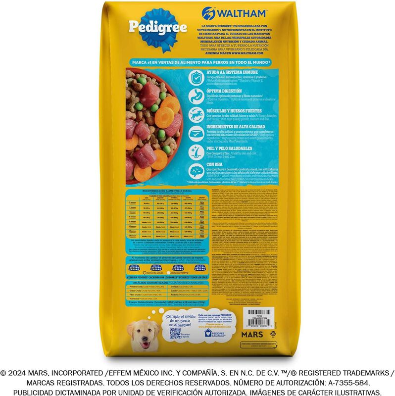 Pedigree Cachorro 20 Kg M&aacute;s 2 Gratis 22kg image number null