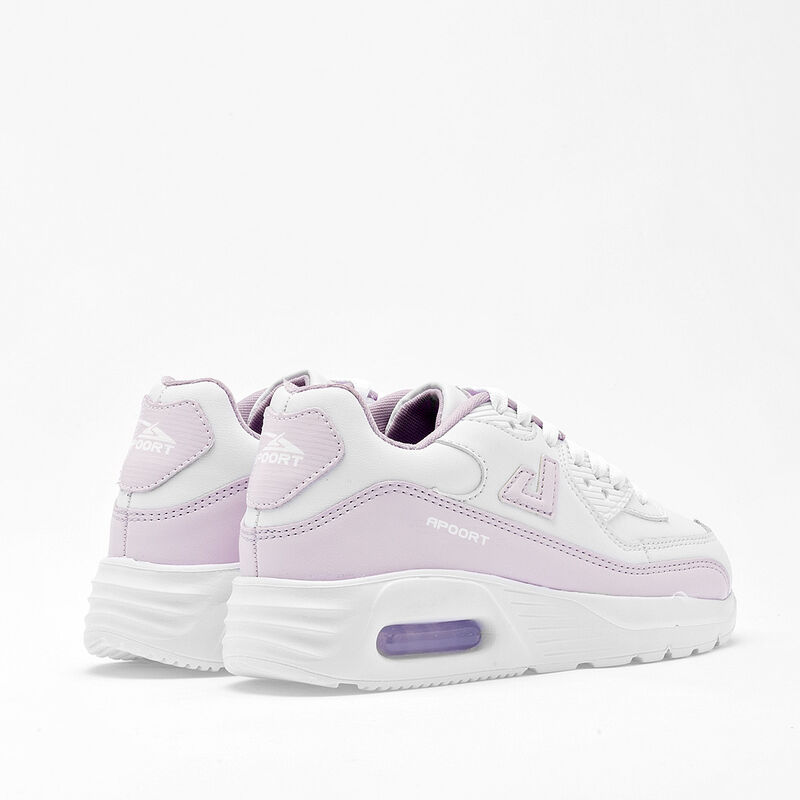 Apoort Tenis urbano para ni&ntilde;a blanco lila image number null