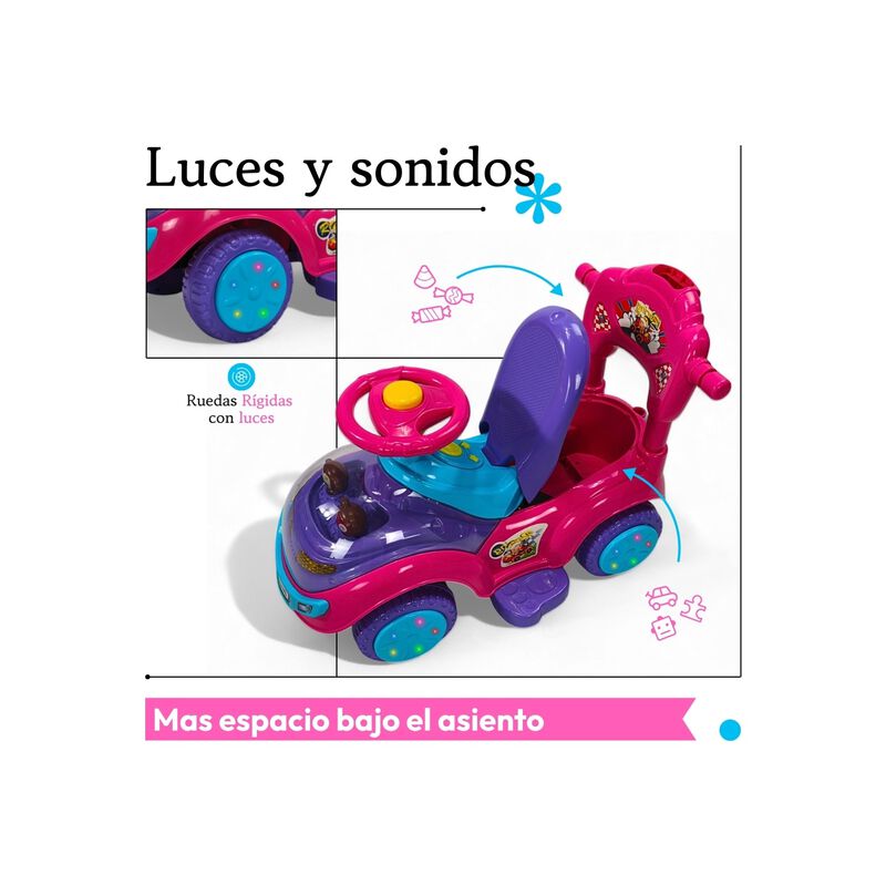 Montable Correpasillos Con Bast&oacute;n Parental Desm... image number null