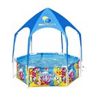 Alberca Bestway Estructural Hexagonal Toldo 930 Lt 183x51 Cm Bestway