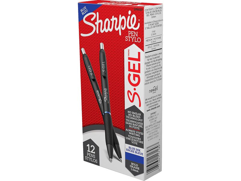 Bol&iacute;grafos De Gel Sharpie S-gel Bold Point, 1 M... image number null
