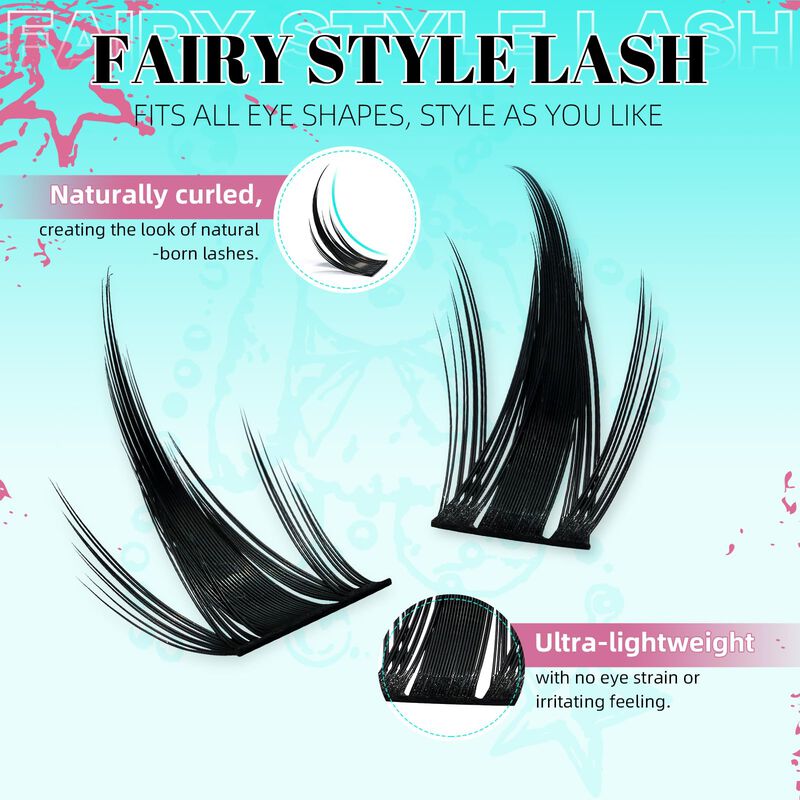 Pesta&ntilde;as Postizas Amzgirl Lash Grupos Estilo Ma... image number null