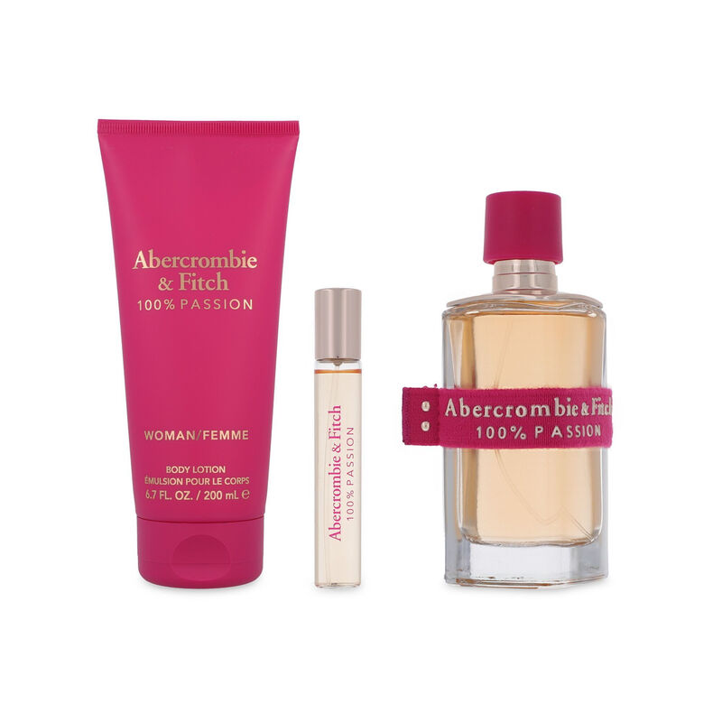 Set Abercrombie And Fitch 100% Passion 3pzs 100... image number null
