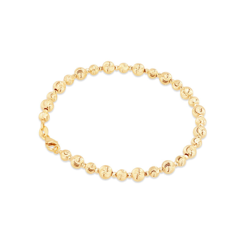Pulsera Bola Diamantada Oro 14k 19 cm | Bizzarr... image number null