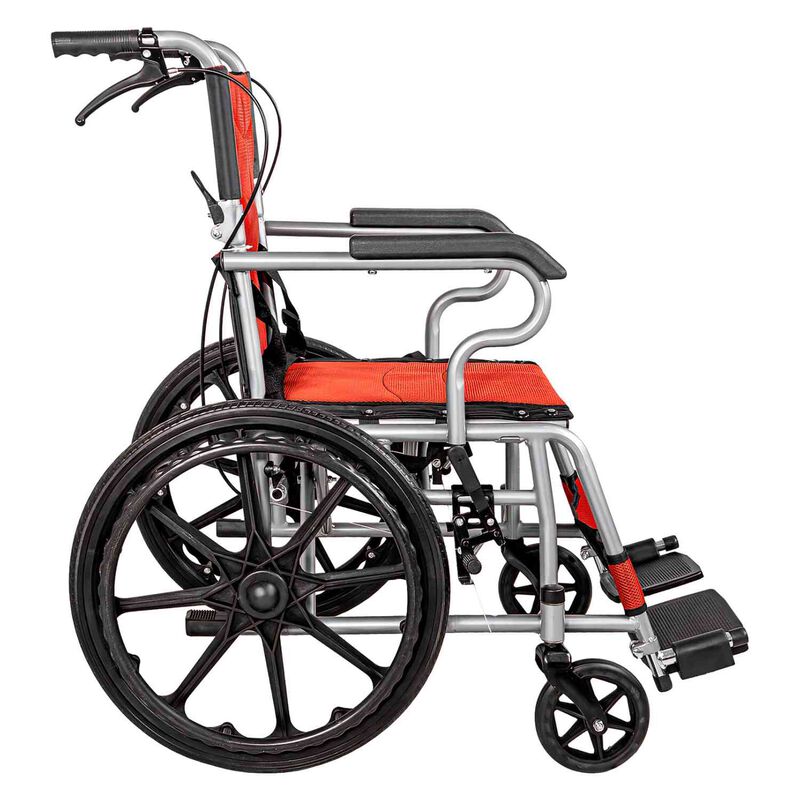 Silla Ruedas Plegable Aluminio Ligera Todo Terr... image number null