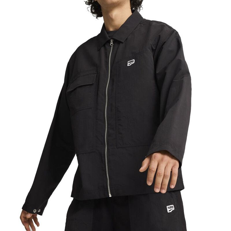 Chamarra Puma Downtown Relaxed Shirt Para Hombr... image number null