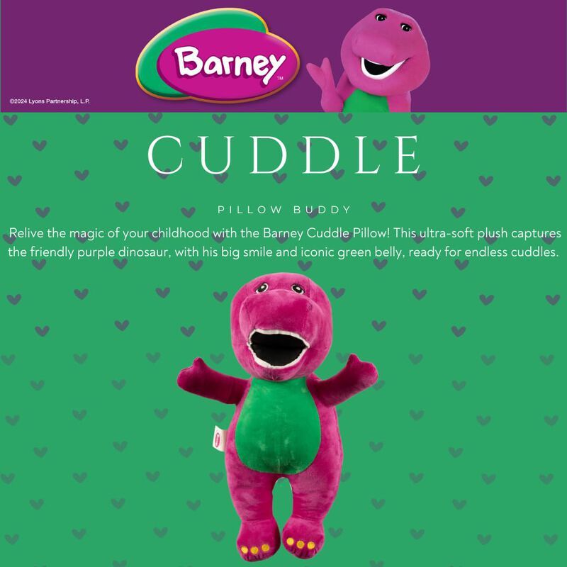 Almohada Decorativa Franco Collectibles Barney ... image number null