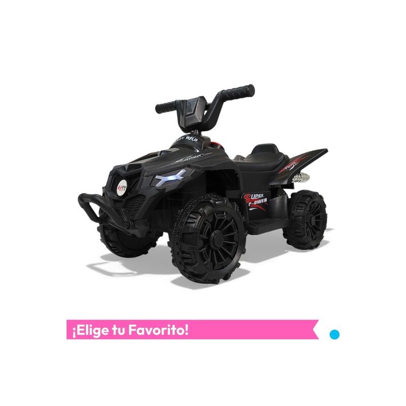 Cuatrimoto El&eacute;ctrica Tek-188l Para Ni&ntilde;os 3-6 A&ntilde;... image number null