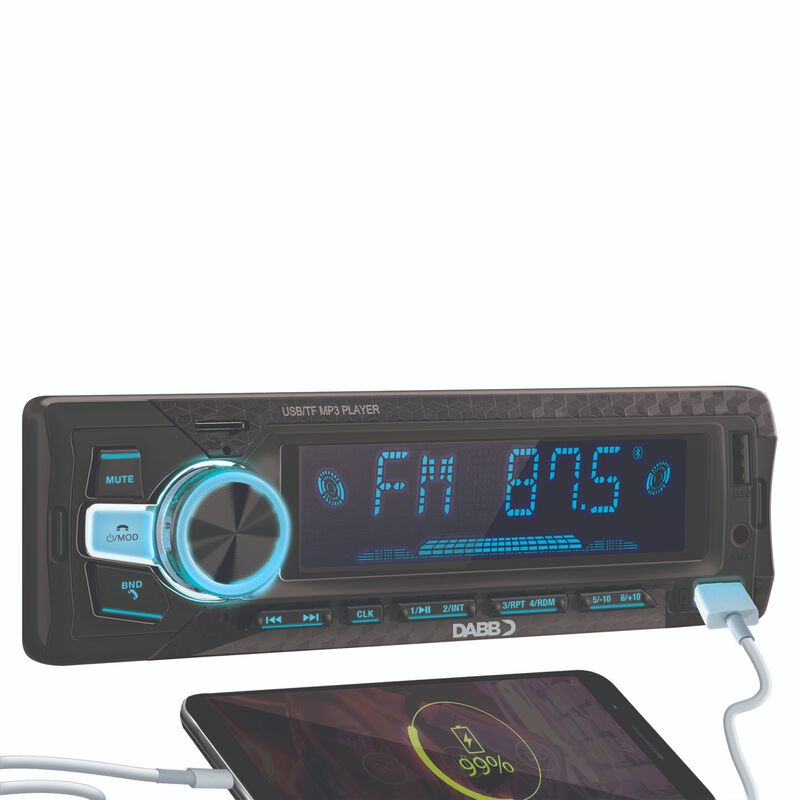 Autoest&eacute;reo Dabb Dab-0206 Digital Fm-bt-usb Neg... image number null
