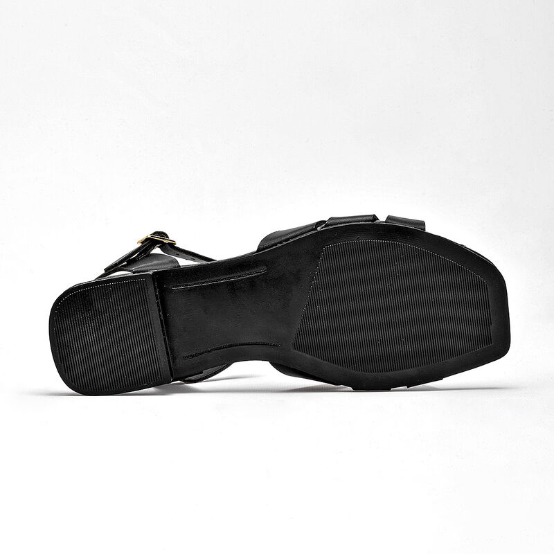 Dva sandalia piso para mujer negro cod 141519-E image number null