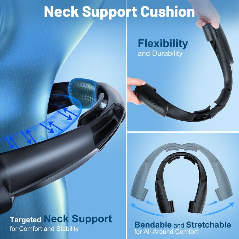 Ventilador De Cuello Slientspin Ai Port&aacute;til Con... image number null