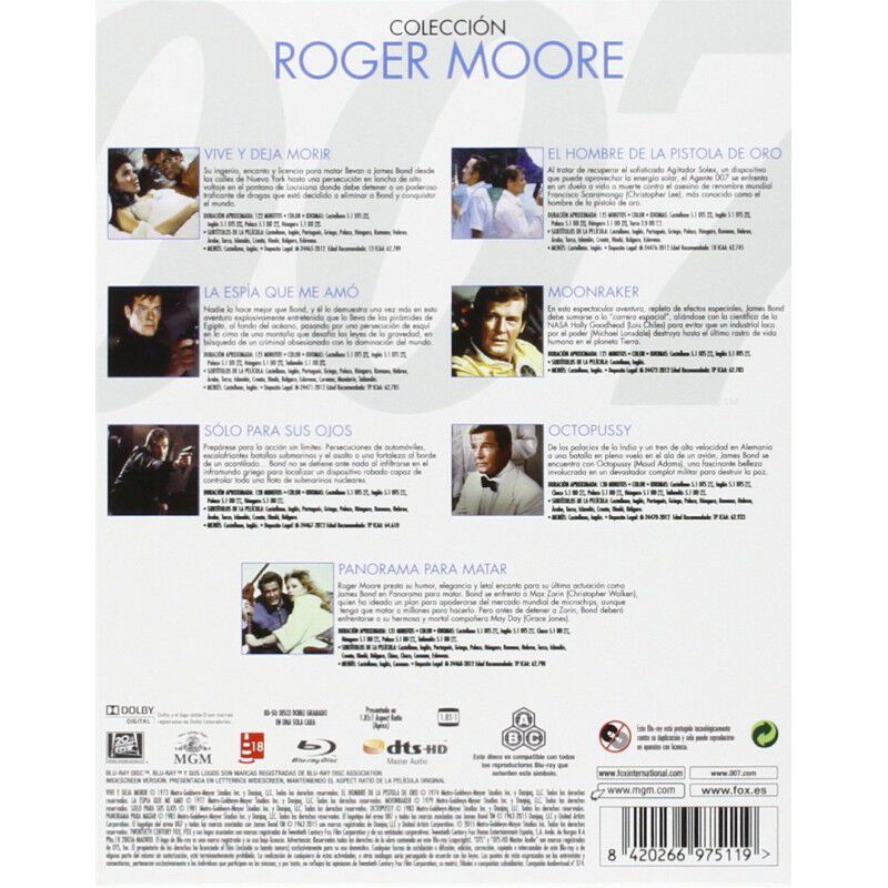 Bond: Roger Moore Collection Blu-ray [blu-ray] image number null