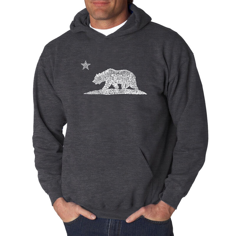 Sudadera Con Capucha Word Art Para Hombre - Oso... image number null