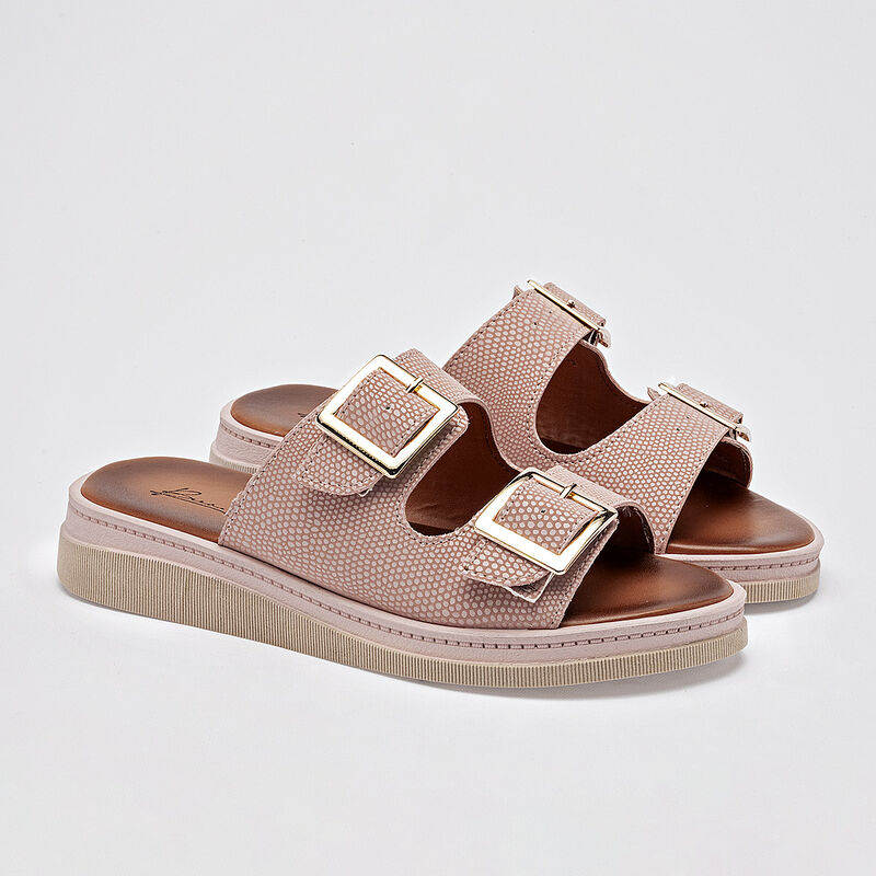 Been Class sandalia piso para mujer rosa cod 14... image number null