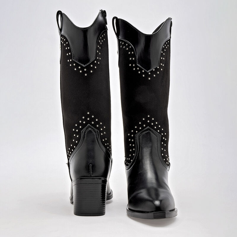 Moramora Bota para mujer negro image number null