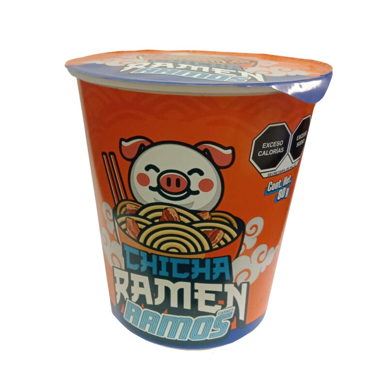 Chicha Ramen Ramos Con Chicharrón De Cerdo Clás... image number null