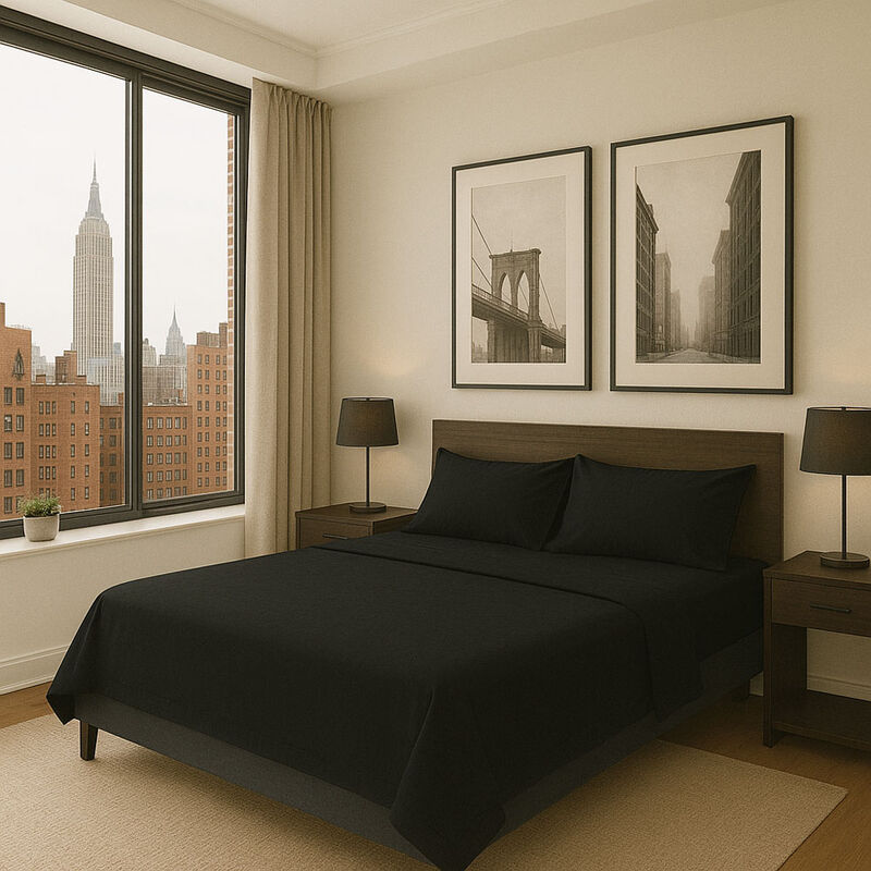 Juego de S&aacute;banas Microfibra Suaves y Duraderas ... image number null