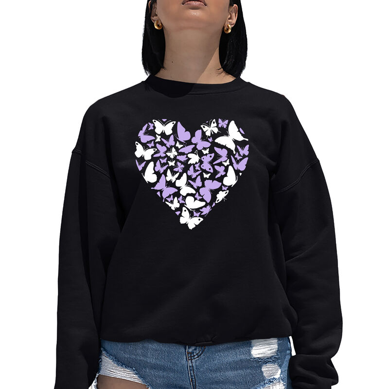 Sudadera De Cuello Redondo Word Art Para Mujer ... image number null