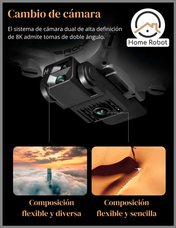 Dron Doble Cámara 8K image number null