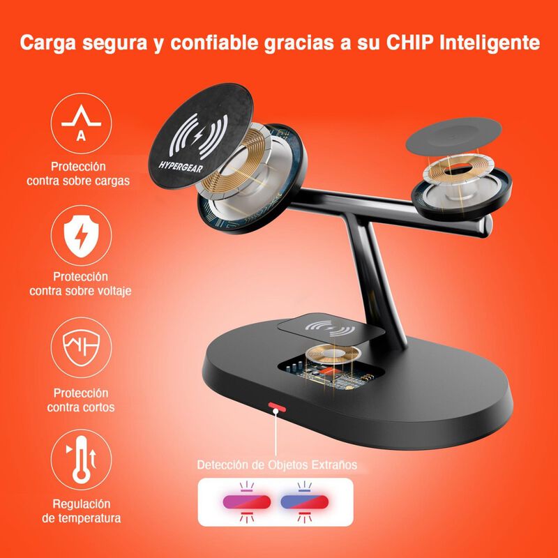 Base De Carga Hypergear Inal&aacute;mbrica Qi 3en1 Par... image number null