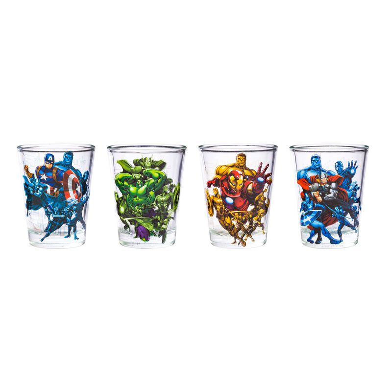 Minigafas Silver Buffalo Marvel Avengers, Paque... image number null