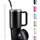Vaso T&eacute;rmico Kook De 1,2 l Negro Con Asa Y Tapa A Prueba De Fugas, Aislado