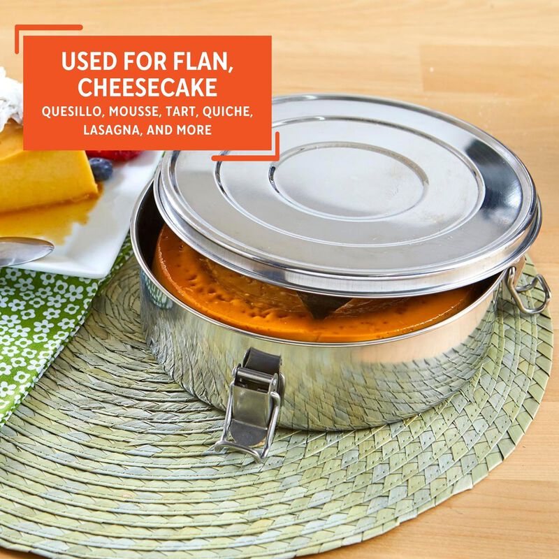 Molde Para Flan Imusa 1,5 L De Acero Inoxidable... image number null