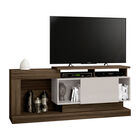 Mueble Para Tv De Hasta 55 Pulgadas Modelo Prada Color Nogal 52030