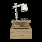 Buró Flotante Nube Macadamia con Un Cajón Virtual Muebles