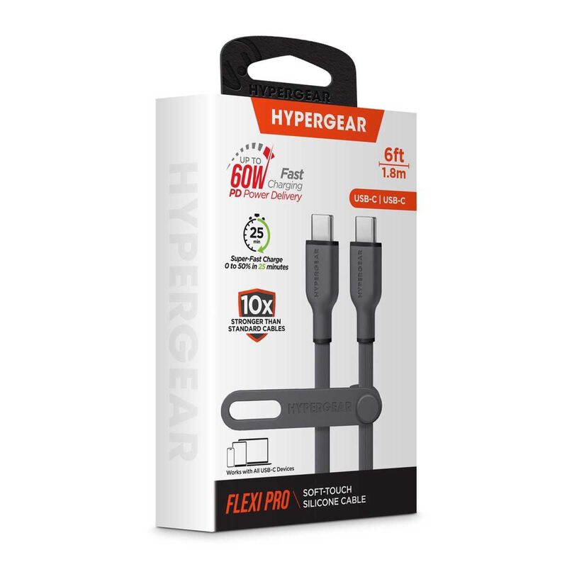 Cable Datos Hypergear Usb-c A Usb-c 60w Gris So... image number null
