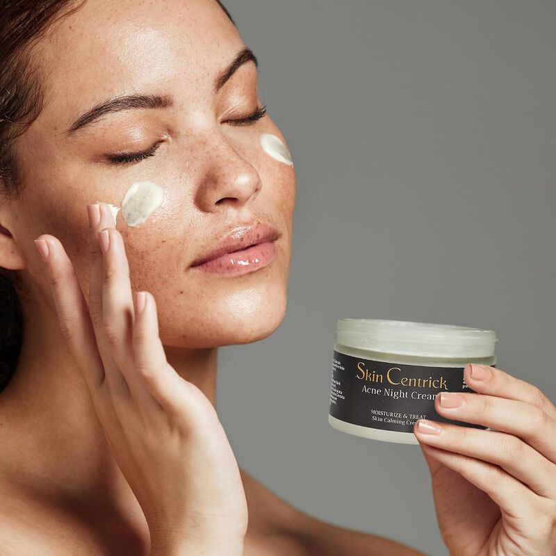 Crema Nocturna para el Acné image number null