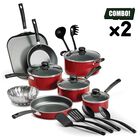 Tramontina 2 Bater&iacute;as Primaware 18 Pzas C/u Mod. 80119567 Rojo
