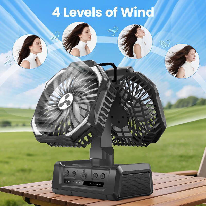 Ventilador Port&aacute;til Onlynew De 20000 mah Recarg... image number null