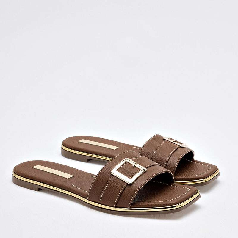 Moramora Sandalia para mujer caf&eacute; image number null