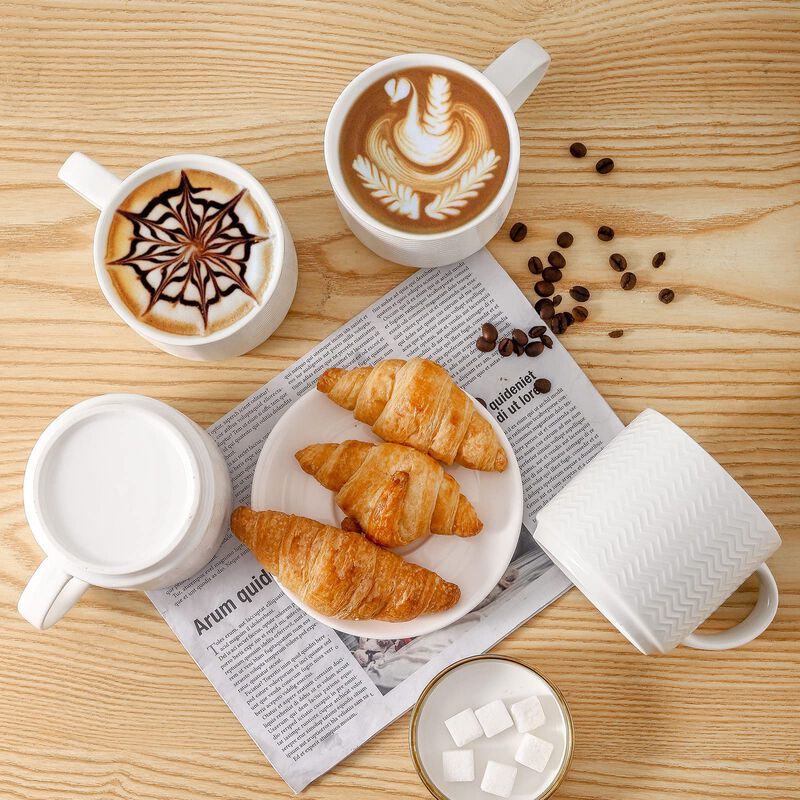 Juego De 4 Tazas De Caf&eacute; Hasense 430 ml Apilabl... image number null