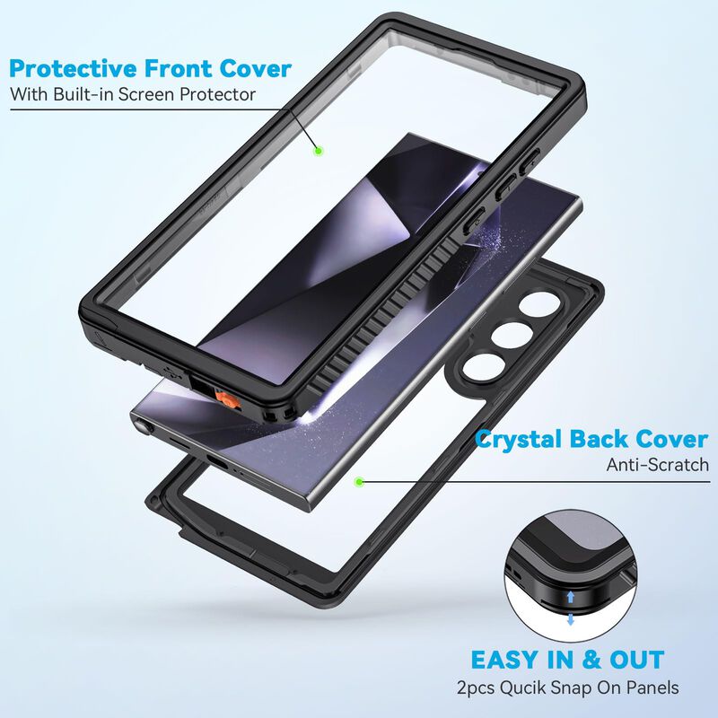 Funda Lanhiem para Galaxy S24 Ultra IP68 Imperm... image number null