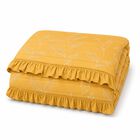 Colcha Neo Ocre Mostaza King Size Fundas Decorativas Concord