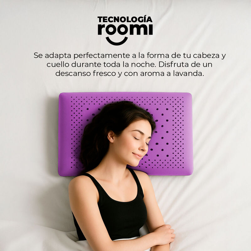 Almohada Est&aacute;ndar ROOMI Memory Foam Aromaterapi... image number null