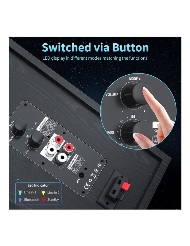 Bocinas Bluetooth 5.0 Bestisan Sr02 Negro image number null