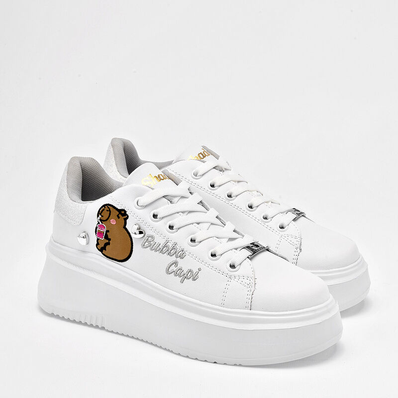 Shadow tenis para mujer blanco plata cod 140815... image number null