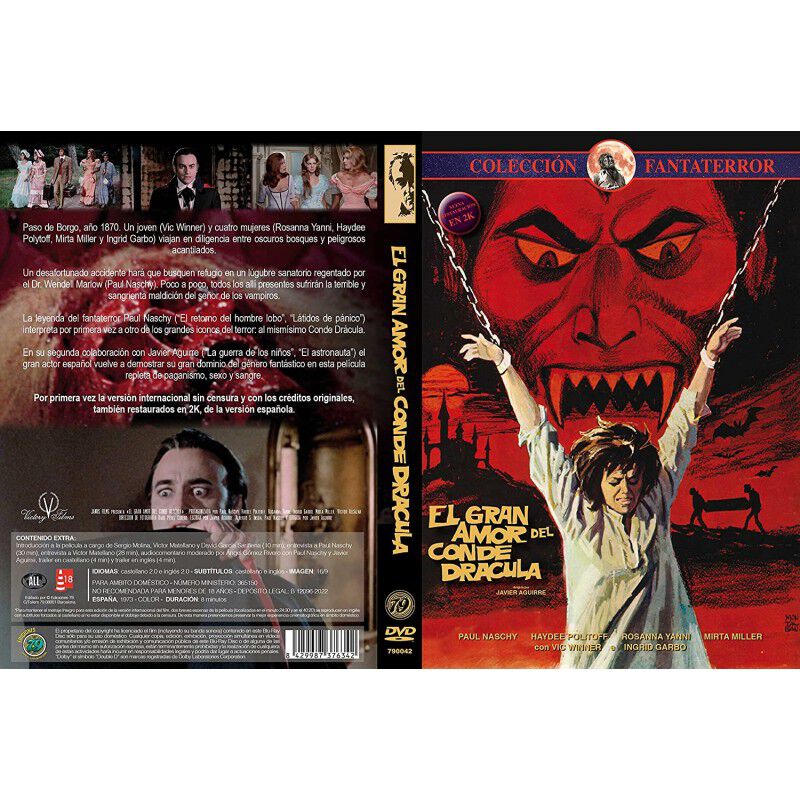 El gran amor del Conde Dr&aacute;cula -DVD- [DVD] image number null