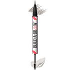 Maquillaje De Cejas Maybelline Build-a-brow 2 En 1 Negro Marr&oacute;n