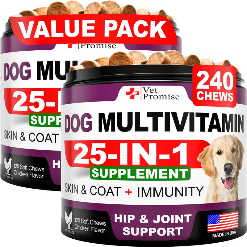 Multivitam&iacute;nico Para Perro Vet Promise 240 Comp... image number null