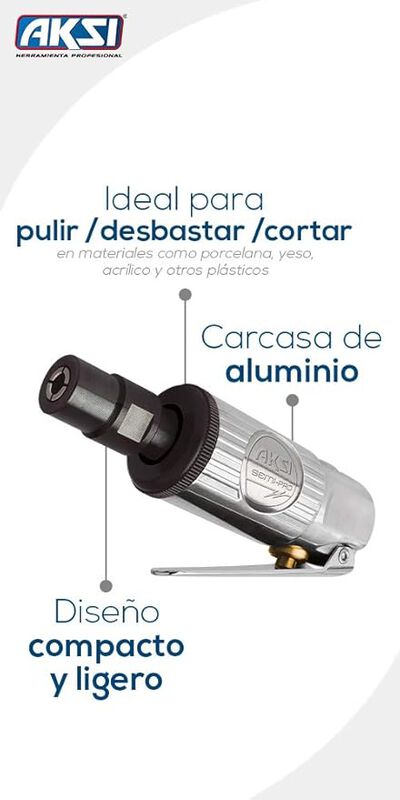 Mini Esmeriladora Neumatica Aksi de 1/4 pulg se... image number null