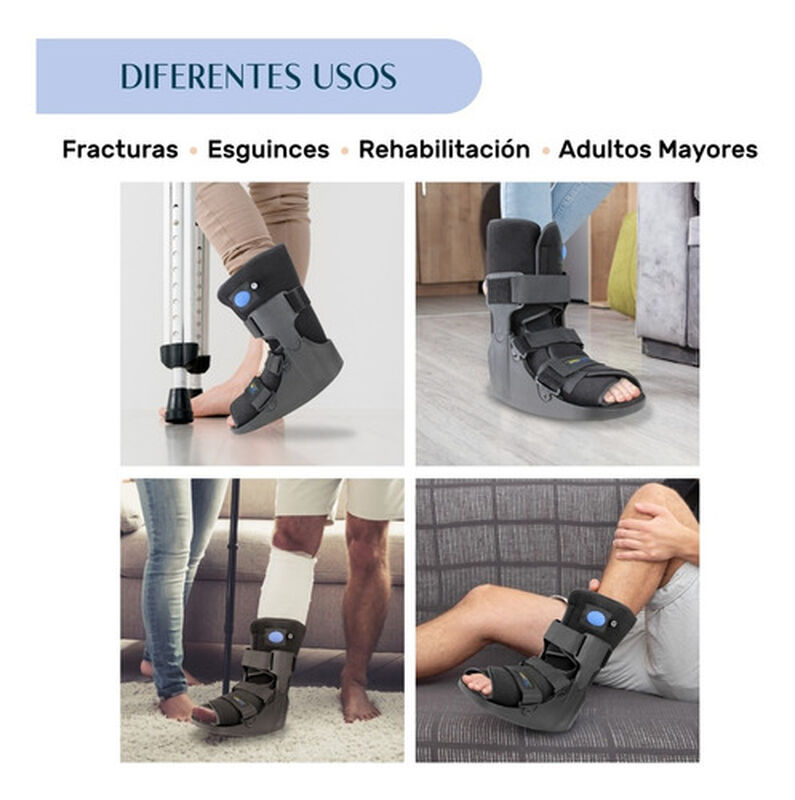 Bota Ferula Baja Neum&aacute;tica Walker InM&oacute;vilizador... image number null